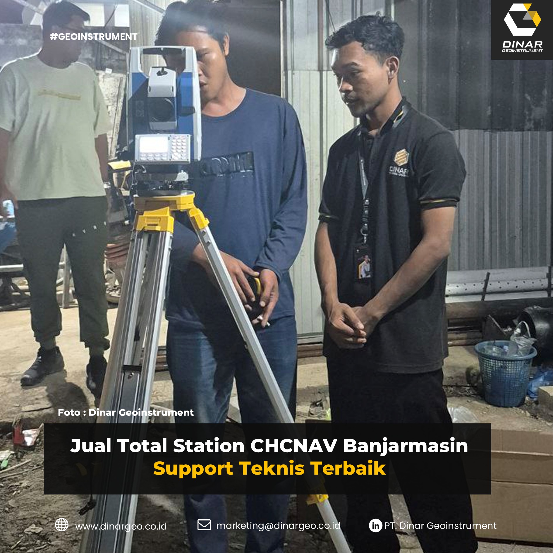 Jual Total Station CHCNAV Banjarmasin | Support Teknis Terbaik