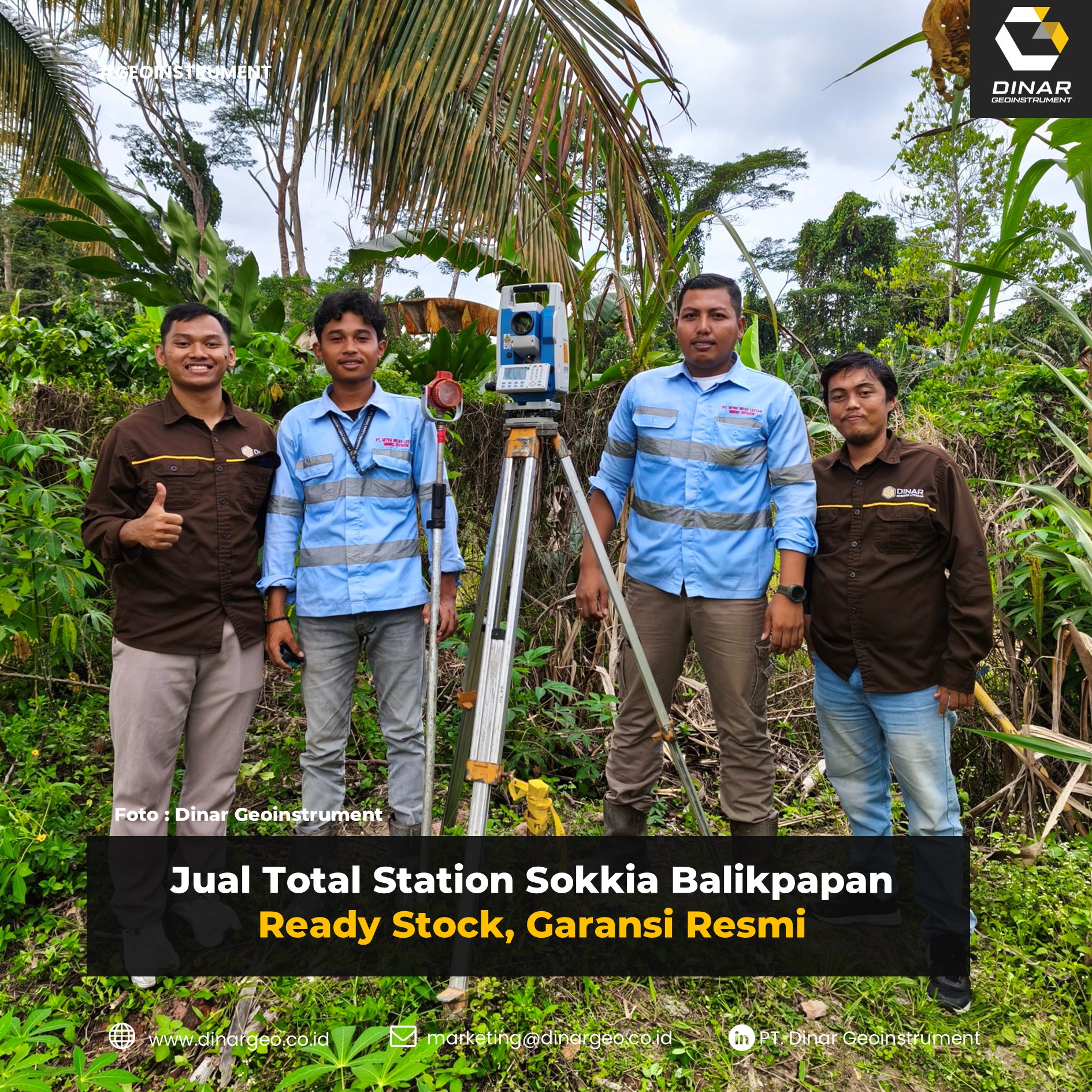 Jual Total Station Sokkia Balikpapan | Ready Stock, Garansi Resmi