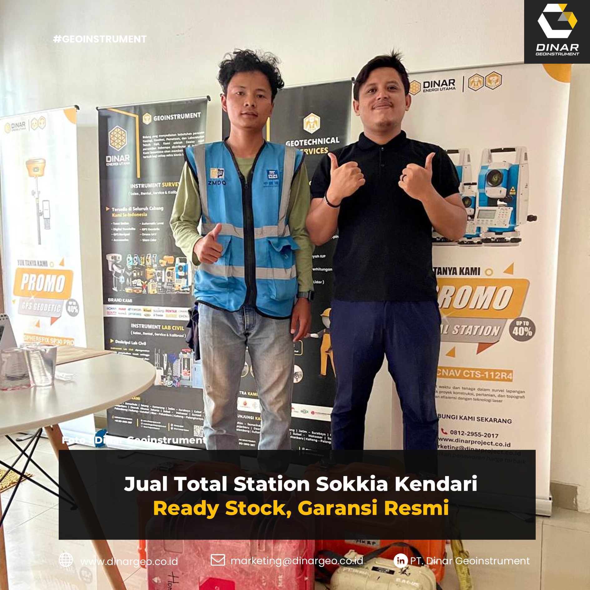 Jual Total Station Sokkia Kendari | Ready Stock, Garansi Resmi