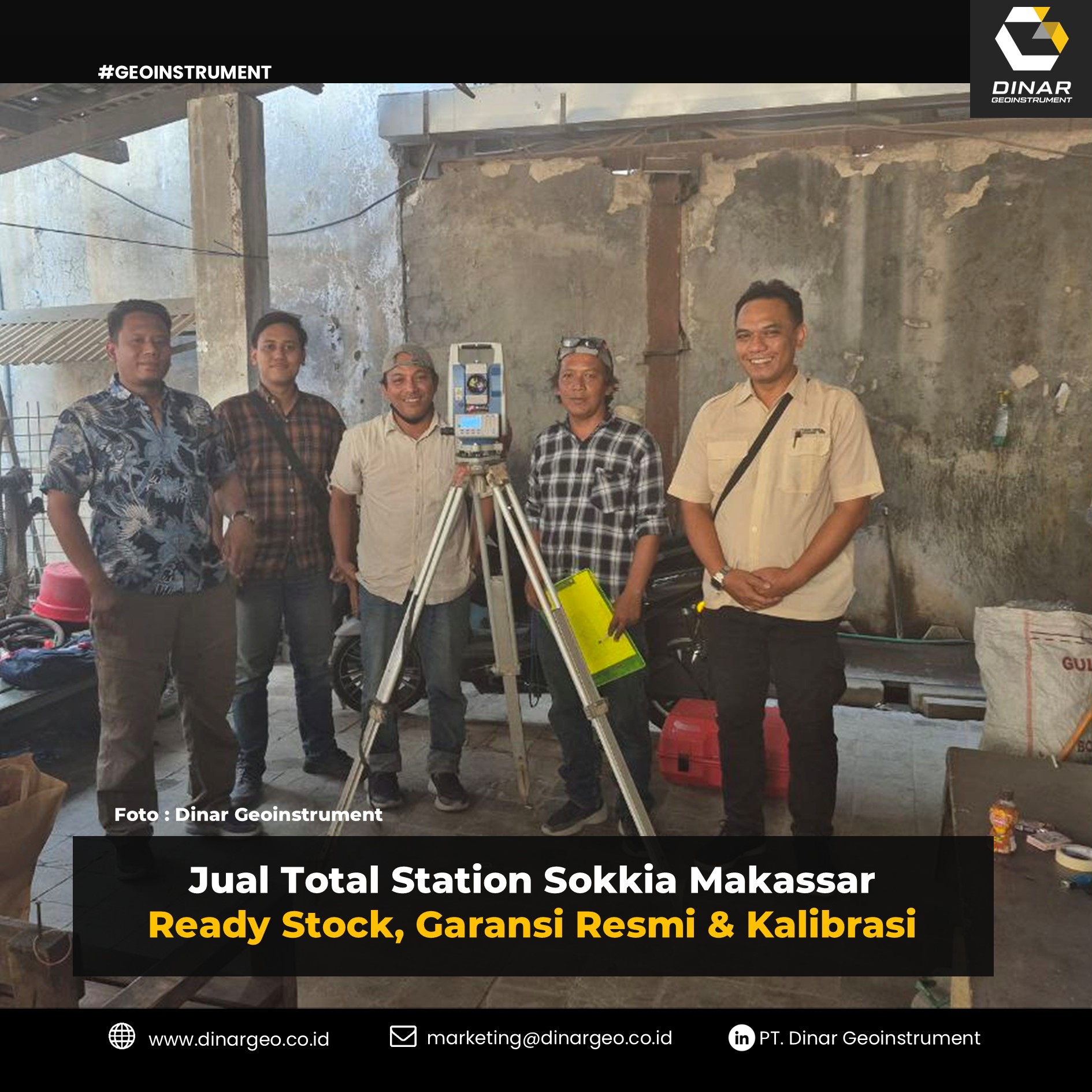 Jual Total Station Sokkia Makassar | Ready Stock, Garansi Resmi & Kalibrasi