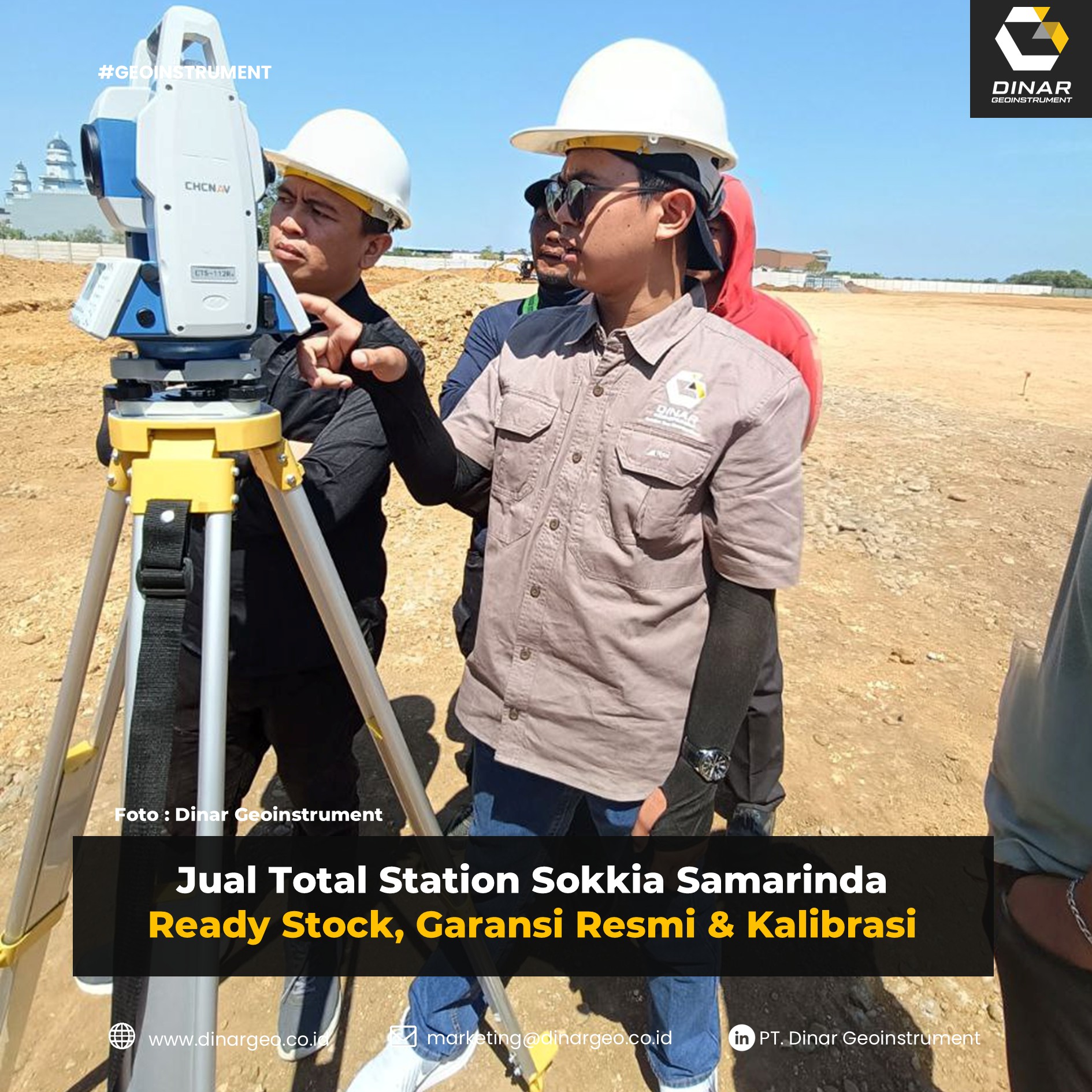Jual Total Station Sokkia Samarinda | Ready Stock, Garansi Resmi & Kalibrasi