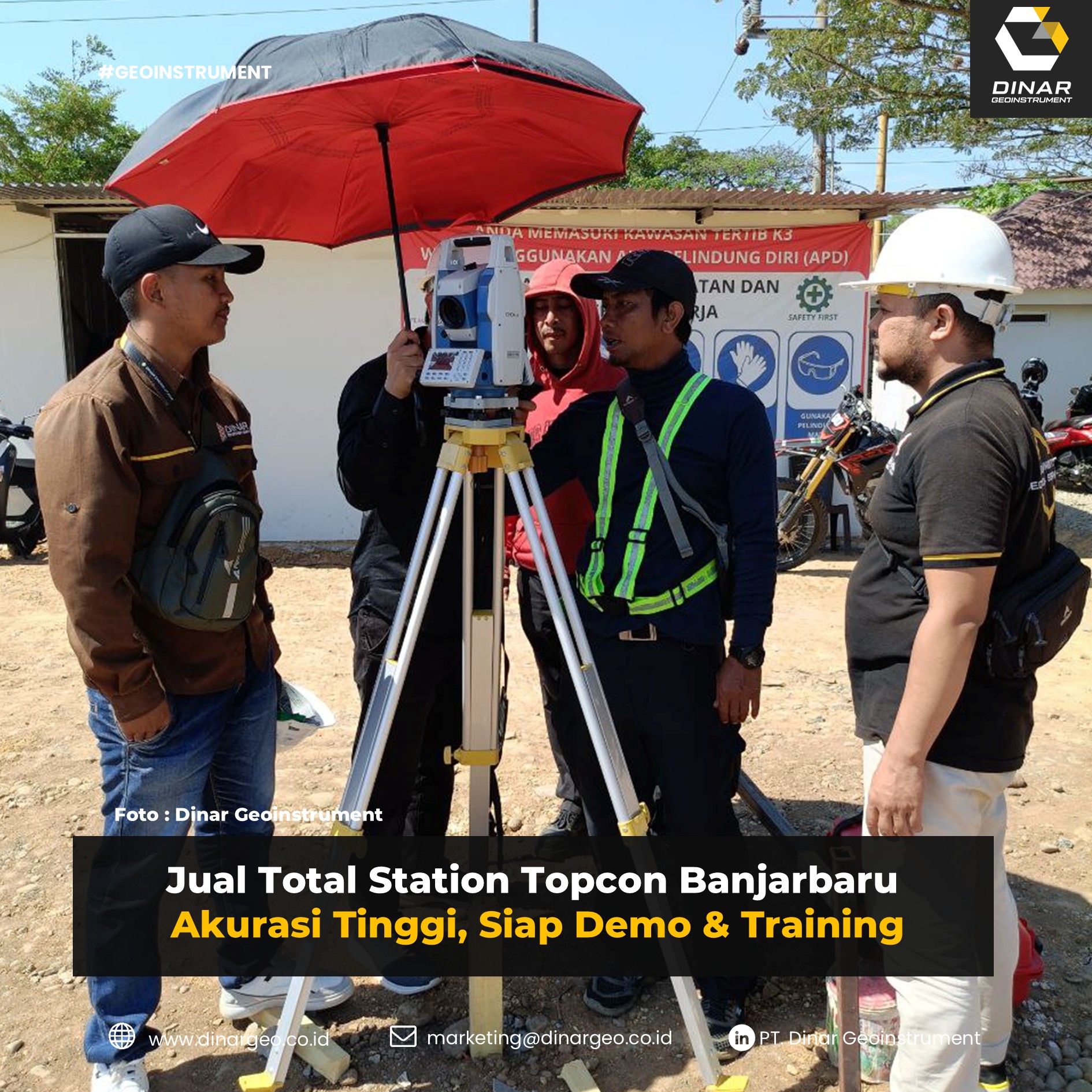 Jual Total Station Topcon Banjarbaru | Akurasi Tinggi, Siap Demo & Training