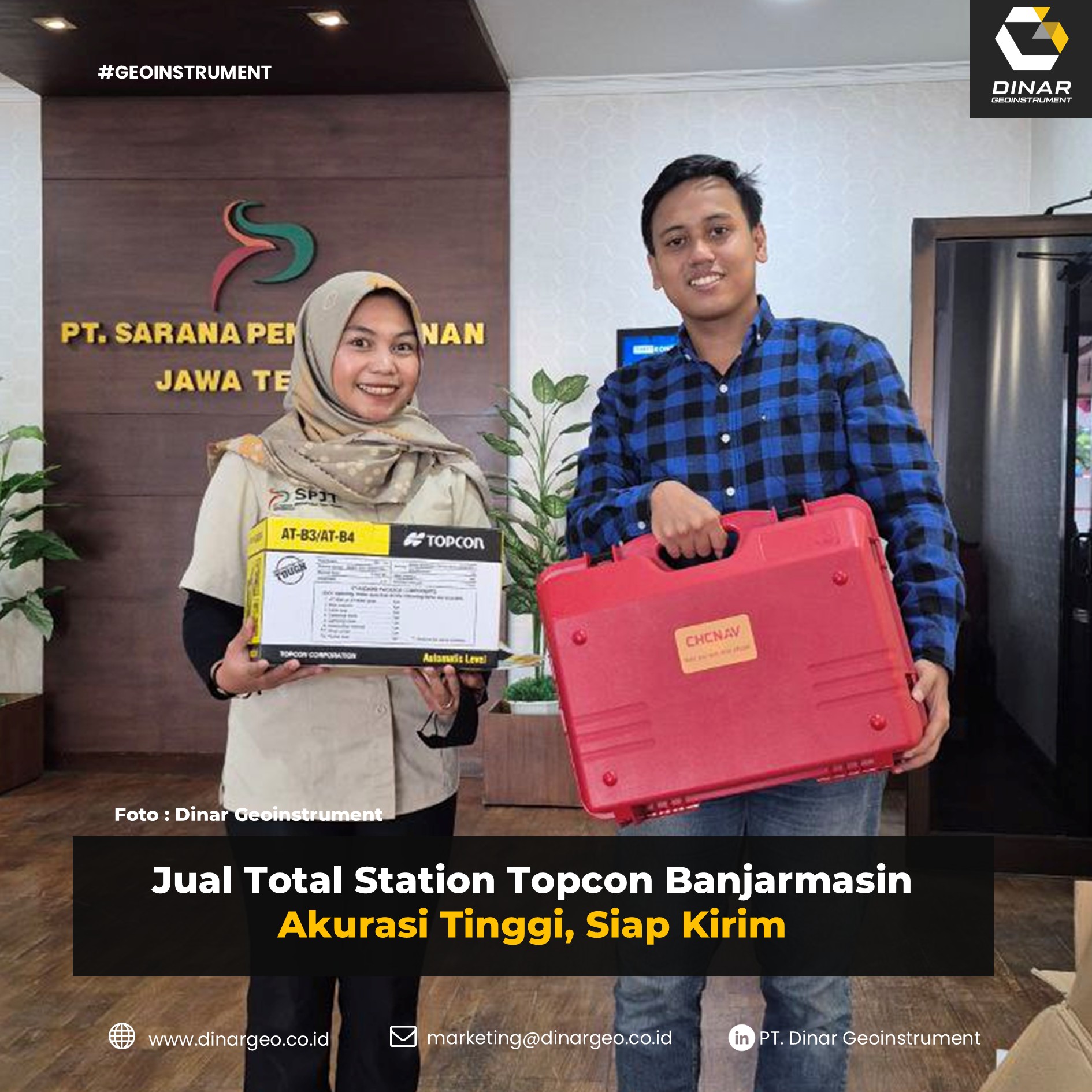 Jual Total Station Topcon Banjarmasin | Akurasi Tinggi, Siap Kirim