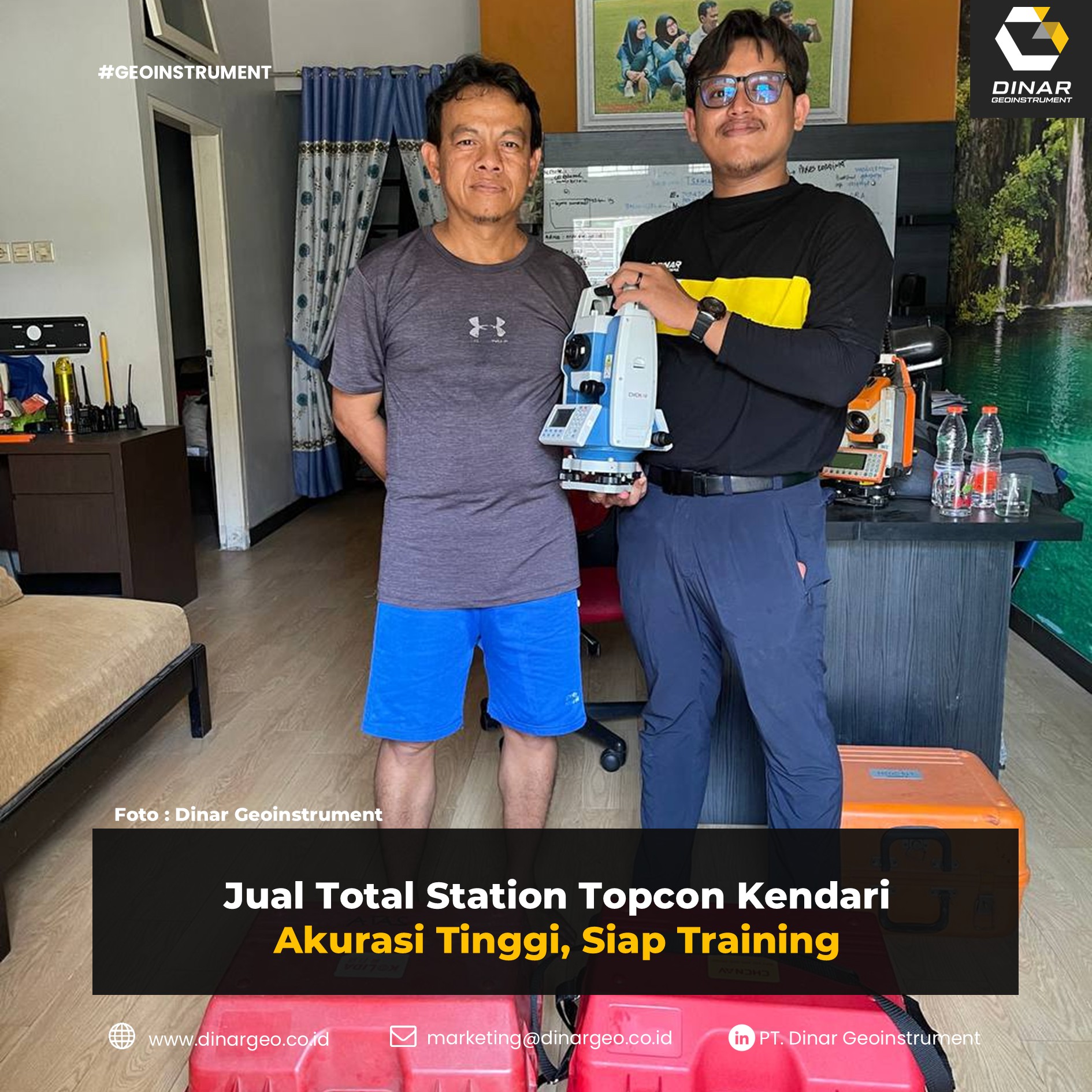 Jual Total Station Topcon Kendari | Akurasi Tinggi, Siap Training