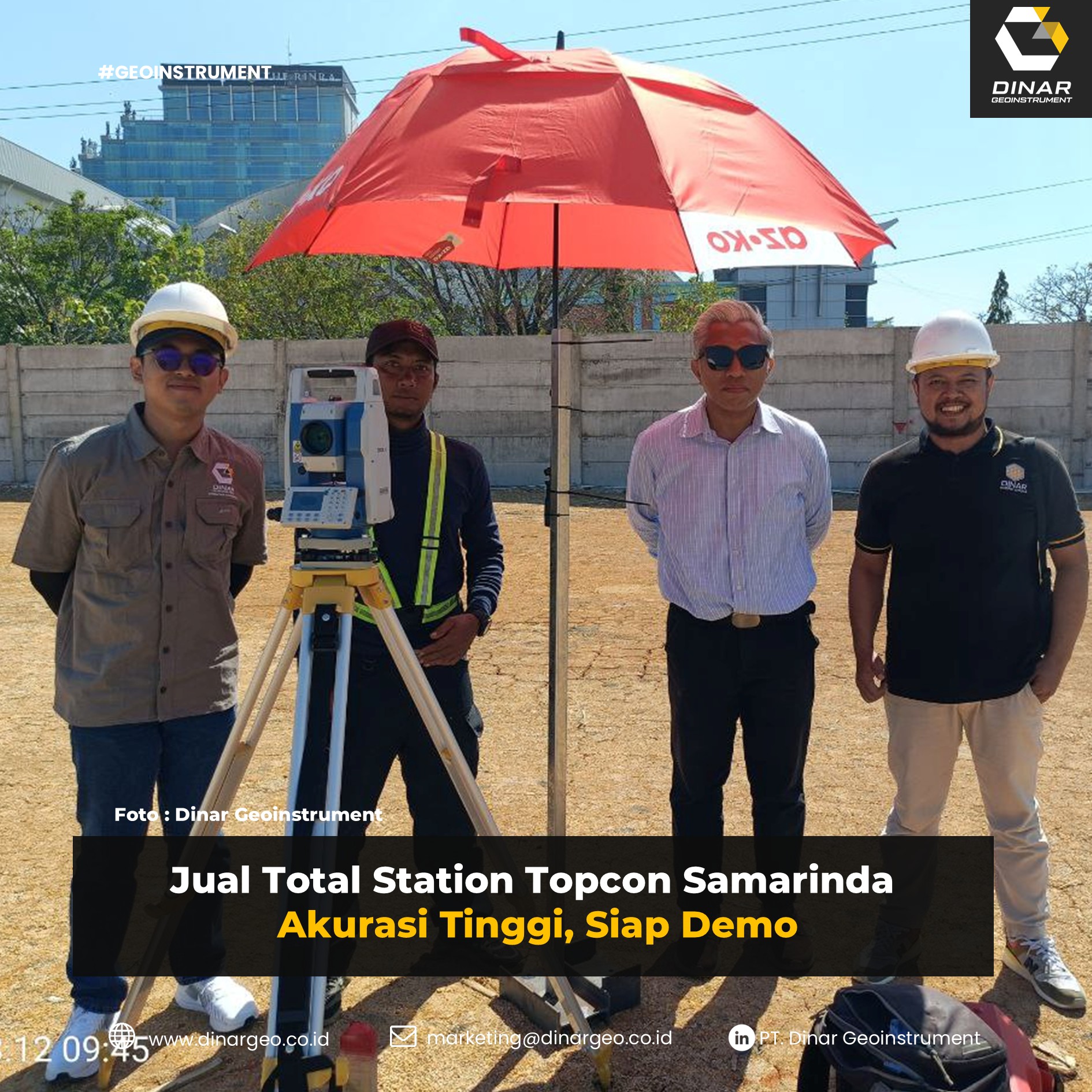 Jual Total Station Topcon Samarinda | Akurasi Tinggi, Siap Demo